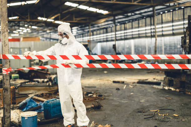 Professional Odor Removal technician working in Standish, MI